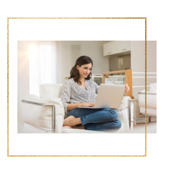 Nele Template Goldener Rahmen